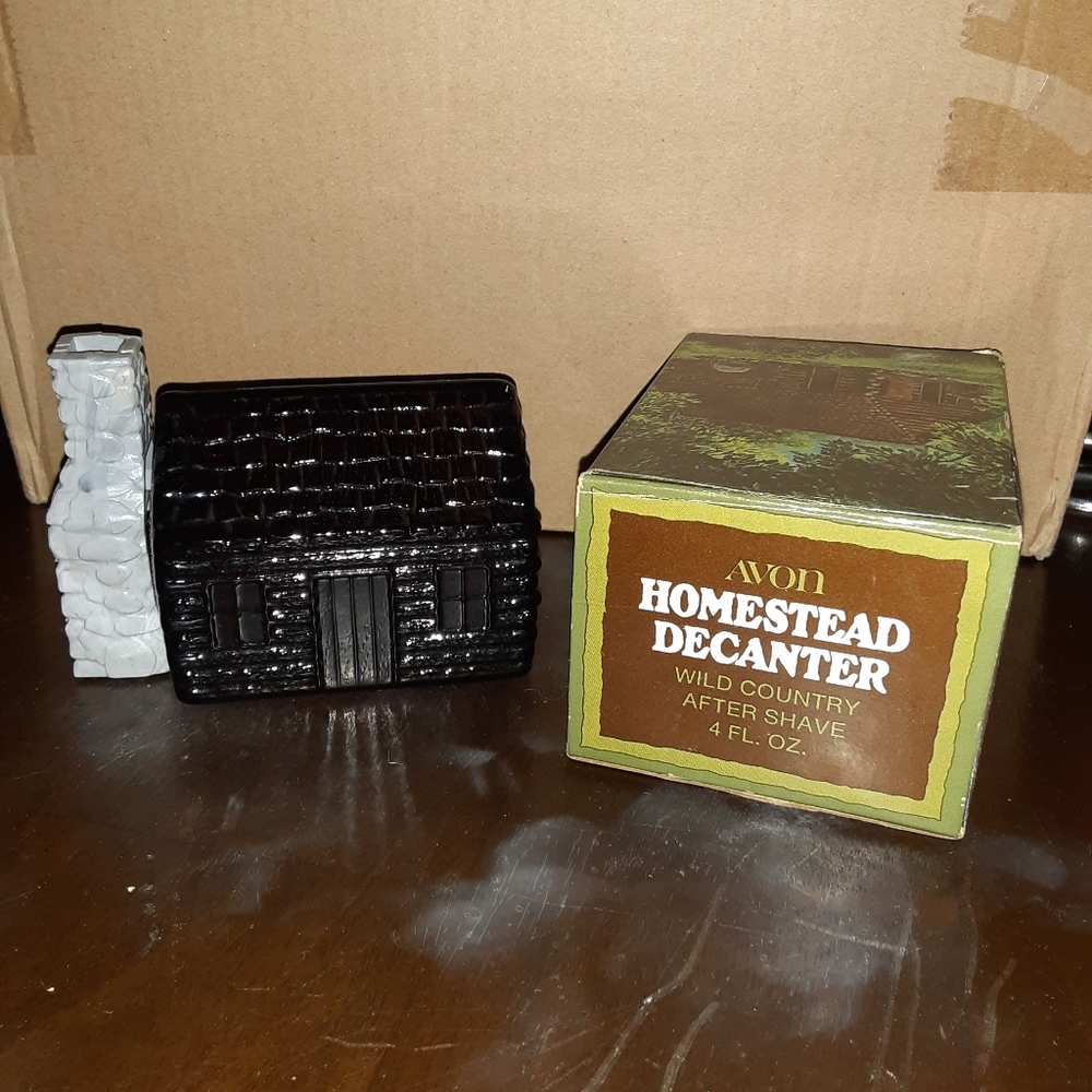 Mens Avon Homestead Decanter- full
